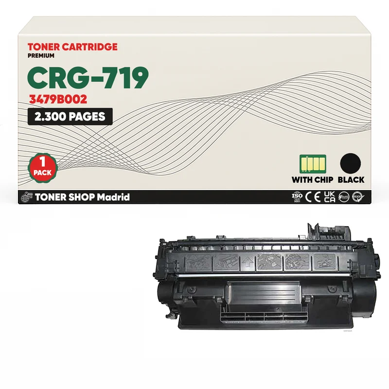 BDink Cartucho Tóner Compatible Canon 719 Negro