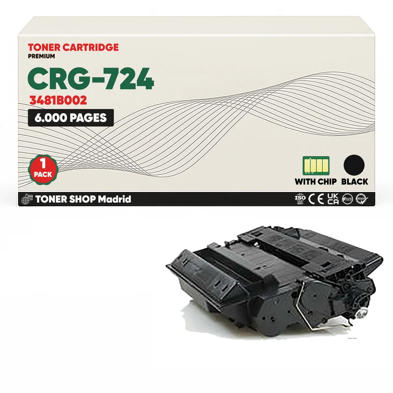 BDink Cartucho Tóner Compatible Canon 724 Negro