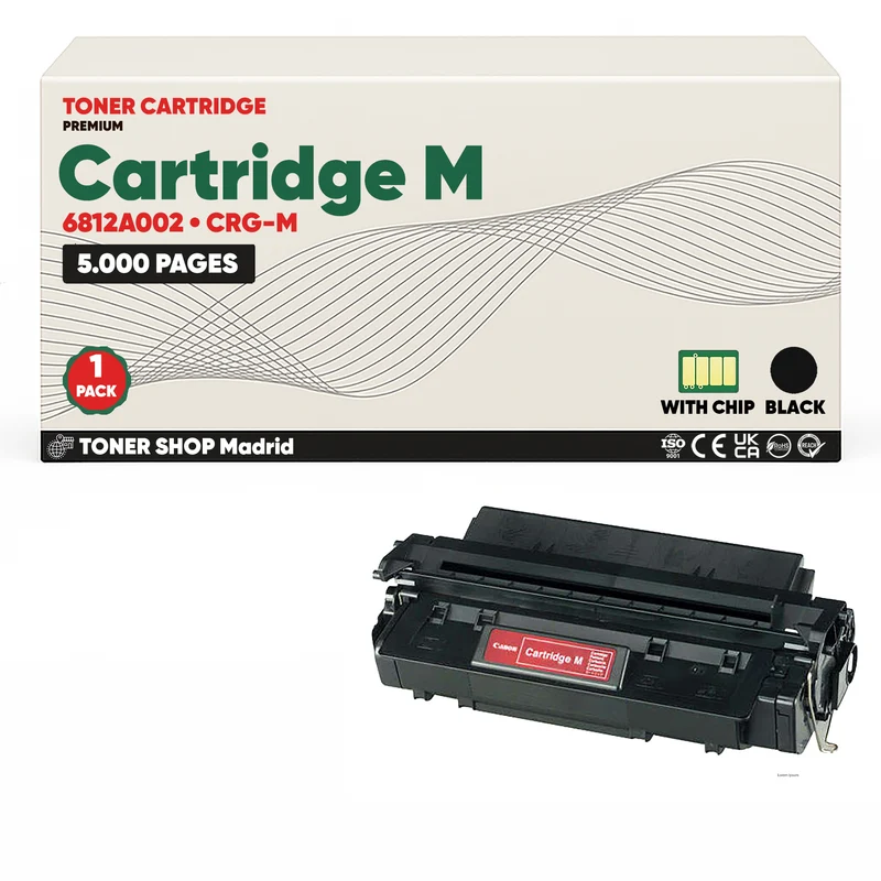 BDink Cartucho Tóner Compatible Canon CRG-M Negro