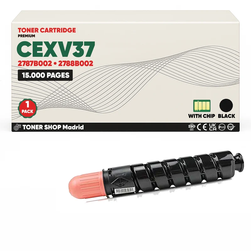 BDink Cartucho Tóner Compatible Canon CEXV37/CEXV43 Negro