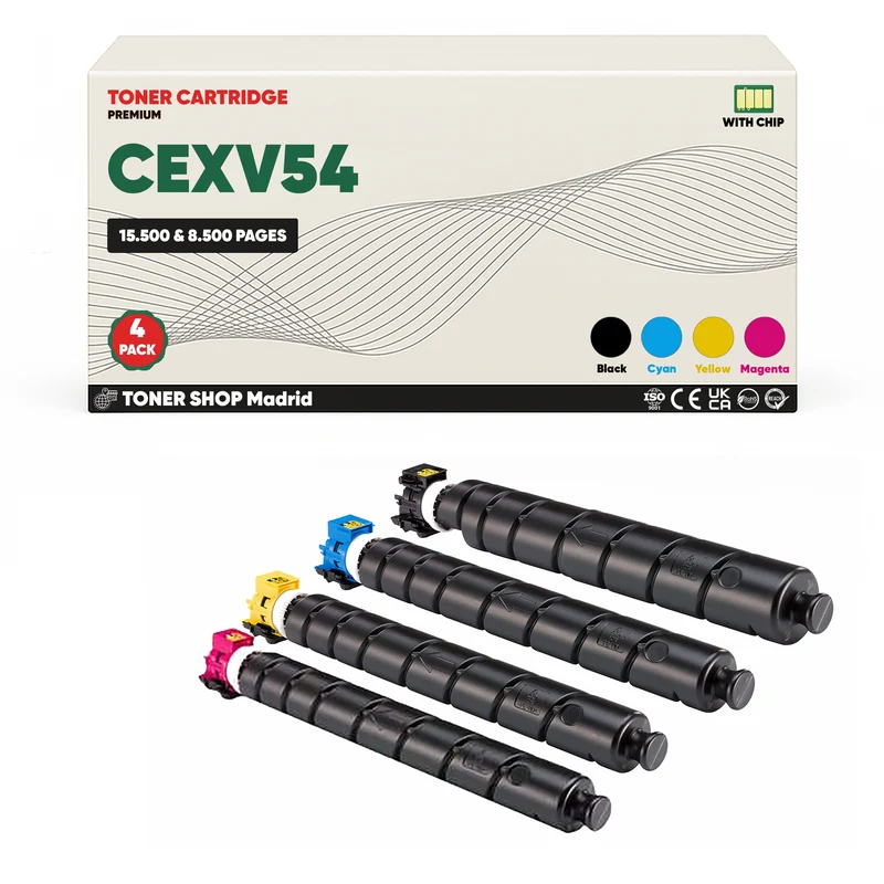 BDink Tóner Compatible Canon C-EXV54 (CMYK 4 Pack)