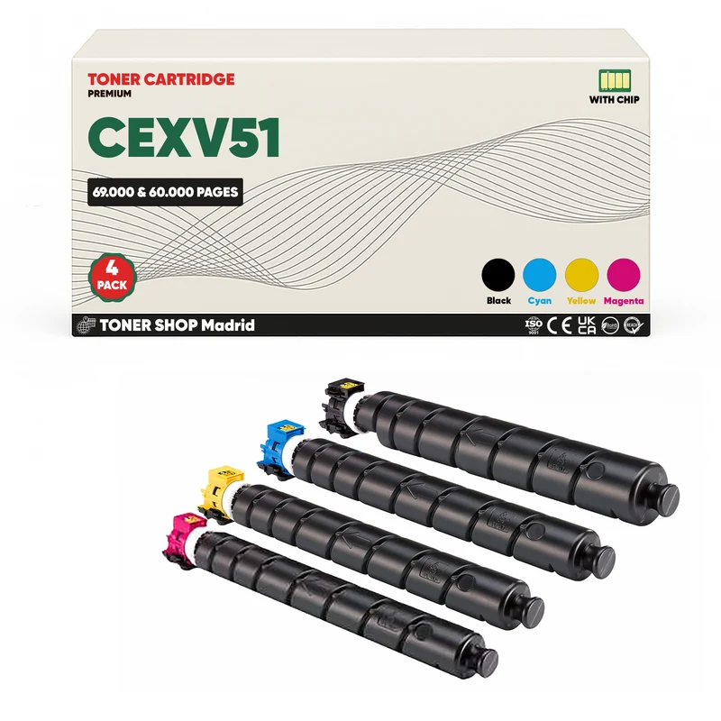 BDink Tóner Compatible Canon C-EXV51 (CMYK 4 Pack)