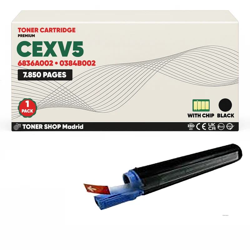 BDink Cartucho Tóner Compatible Canon CEXV5/CEXV14 Negro (Pack 1)