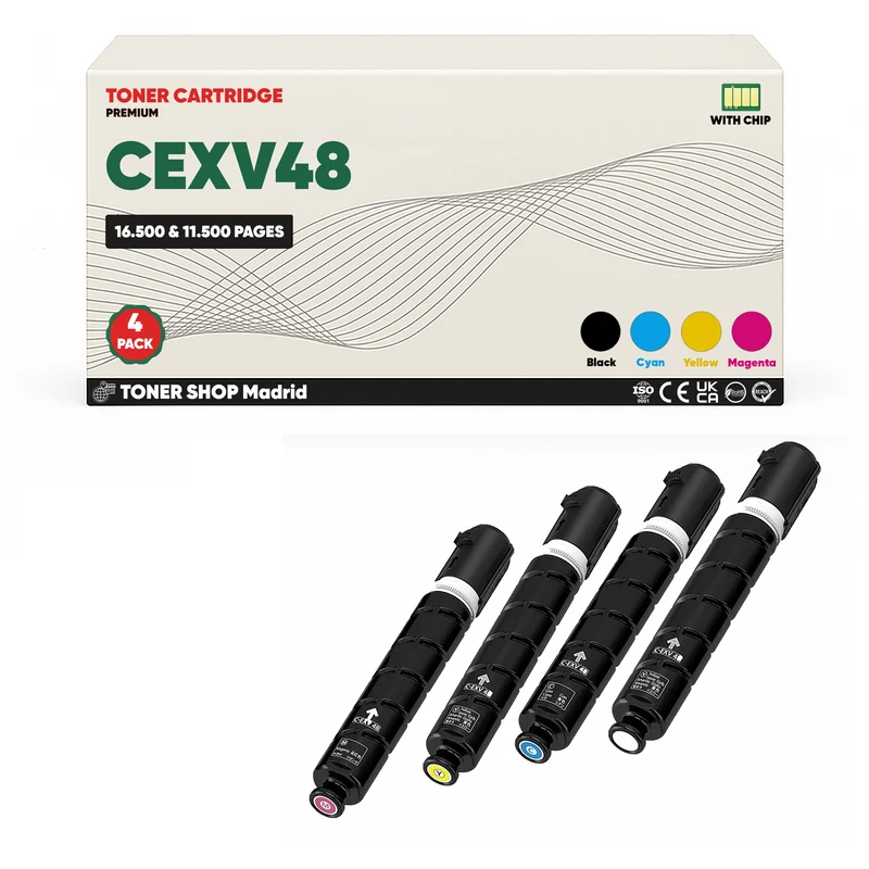 BDink Tóner Compatible Canon C-EXV48 (CMYK 4 Pack)