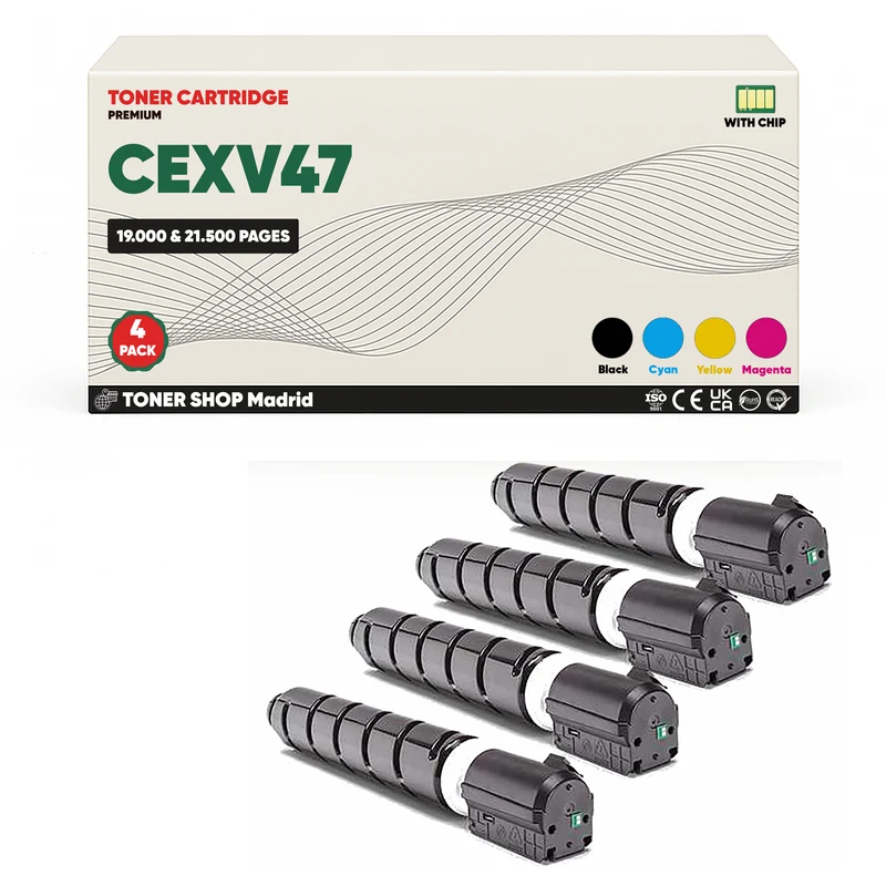 BDink Tóner Compatible Canon C-EXV47 (CMYK 4 Pack)