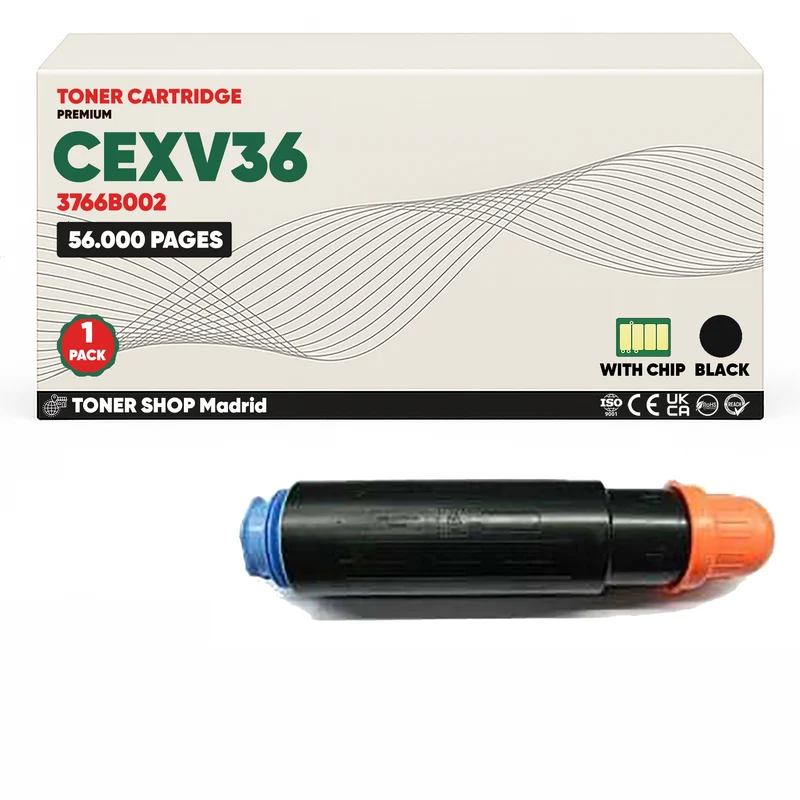 BDink Cartucho Tóner Compatible Canon CEXV36 Negro