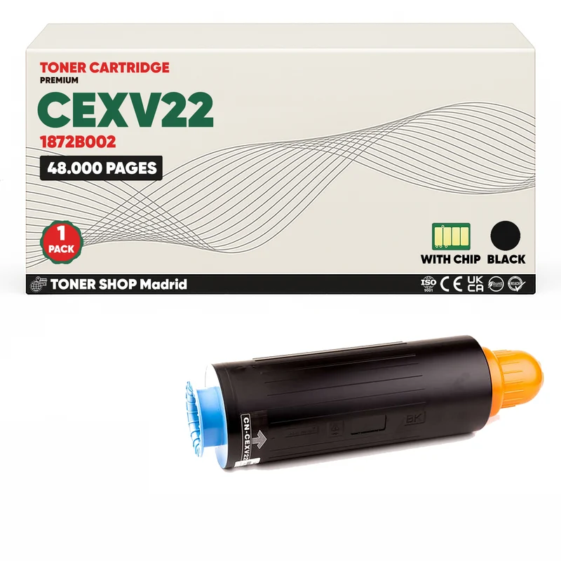 BDink Cartucho Tóner Compatible Canon CEXV22 Negro