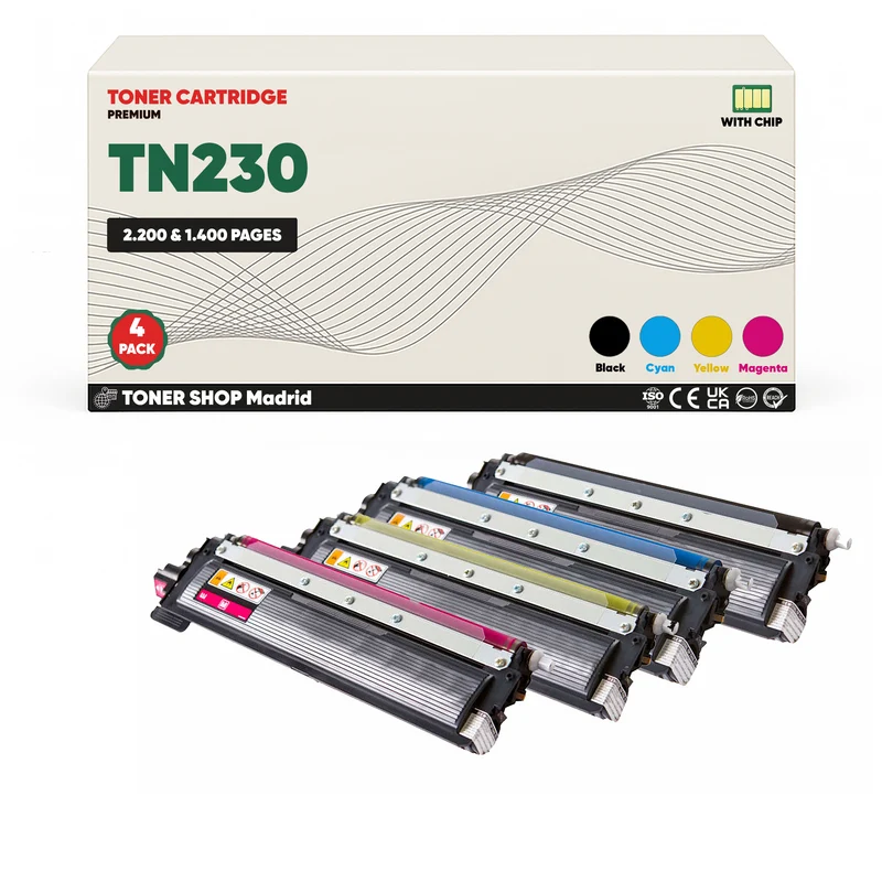 BDink Pack 4 Tóners Compatibles Brother TN230 (Pack 4)