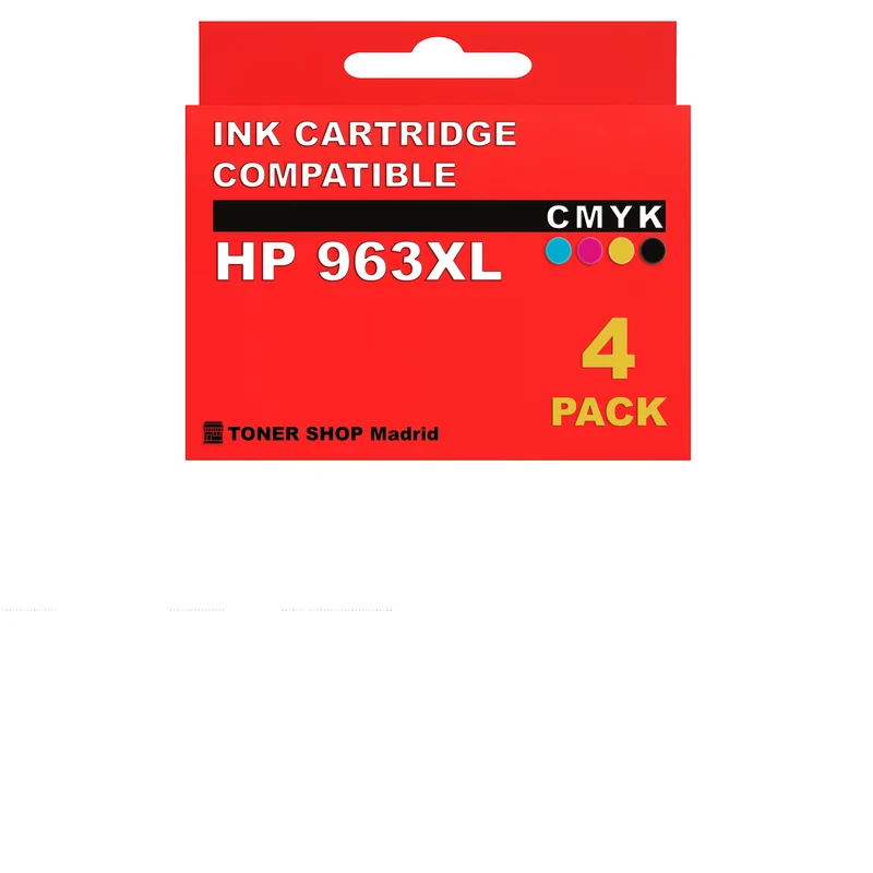 BDink Cartuchos Tinta Compatible HP 963XL CMYK (Pack 4)