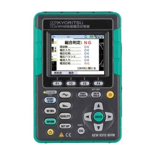 KYORITSU KEW 6315WHM Power Meter & Analyzer AC100-240V
