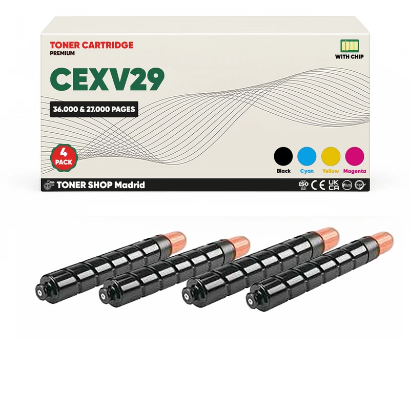 BDink Tóner Compatible Canon CEXV29 (CMYK 4 Pack)