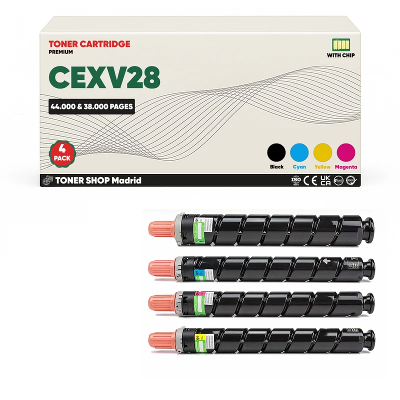 BDink Tóner Compatible Canon C-EXV28 (CMYK 4 Pack)
