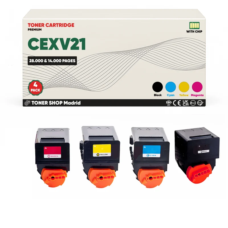 BDink Tóner Compatible Canon C-EXV21 (CMYK 4 Pack)