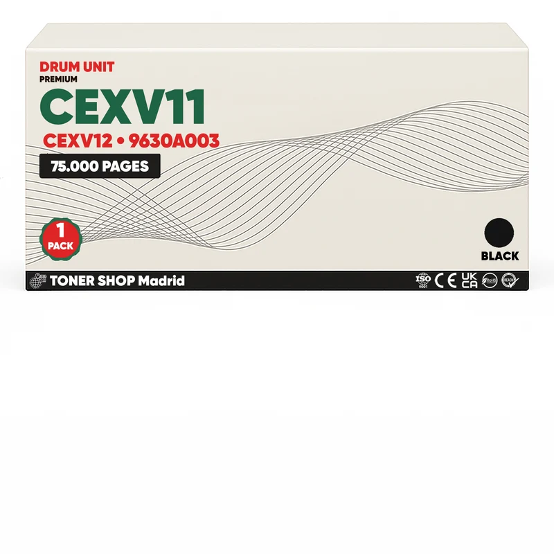 BDink Tambor Compatible Canon CEXV11/CEXV12 Negro (Pack 1) Drum