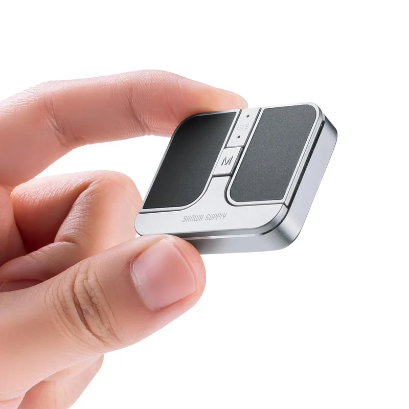 Sanwa Direct Bluetooth Mini Mouse Silent Rechargeable Gunmetal 400-MAWB216GM