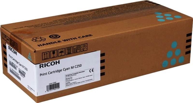 Ricoh MC250/PC300/PC301/PC302 Cyan Tóner Original - 408353/M C250C