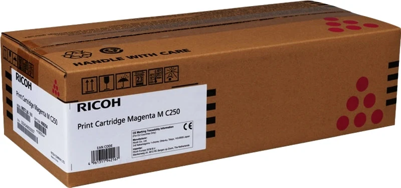 Ricoh MC250/PC300/PC301/PC302 Magenta Tóner Original - 408354/M C250M