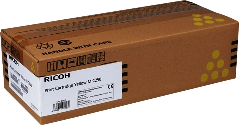 Ricoh MC250/PC300/PC301/PC302 Amarillo Tóner Original - 408355/M C250Y