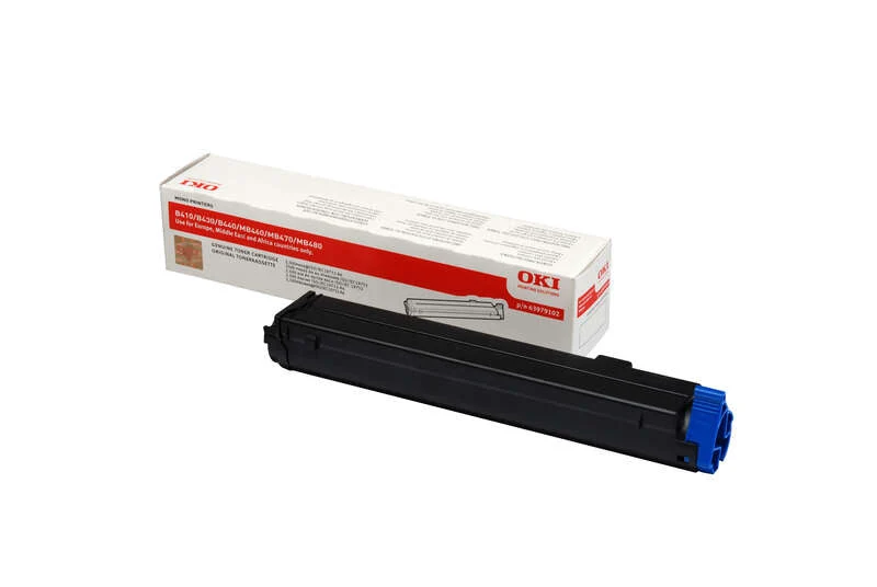 OKI B410/B420/B430/B440/MB460/MB470/MB480 Negro Tóner Original - 43979102