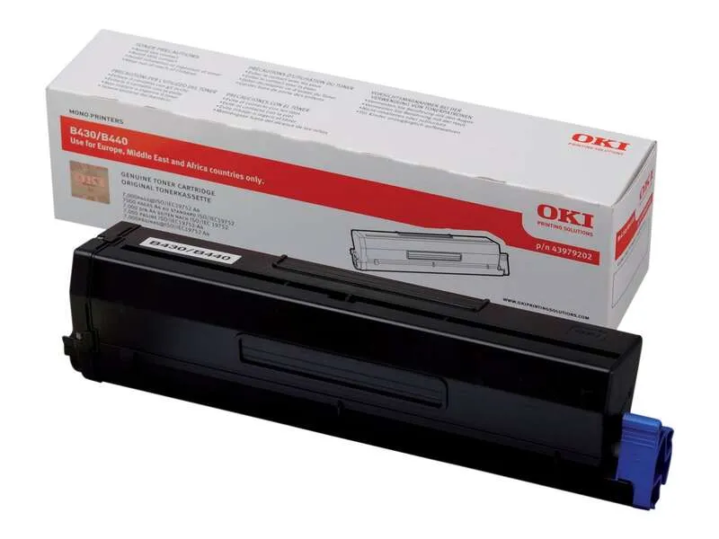 OKI B430/B440/MB460/MB470/MB480 Negro Tóner Original - 43979202