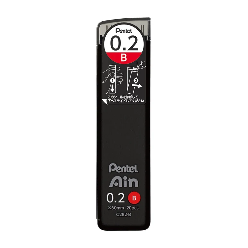 Pentel Ain Mechanical Pencil Lead 0.2mm B C282 B
