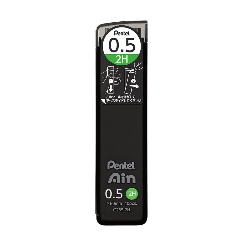 Pentel Ain Mechanical Pencil Lead 0.5mm 2H C285 2H