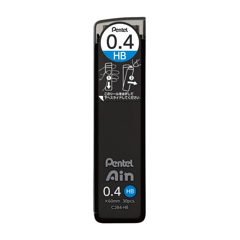 Pentel Ain Mechanical Pencil Lead 0.4mm HB C284HB