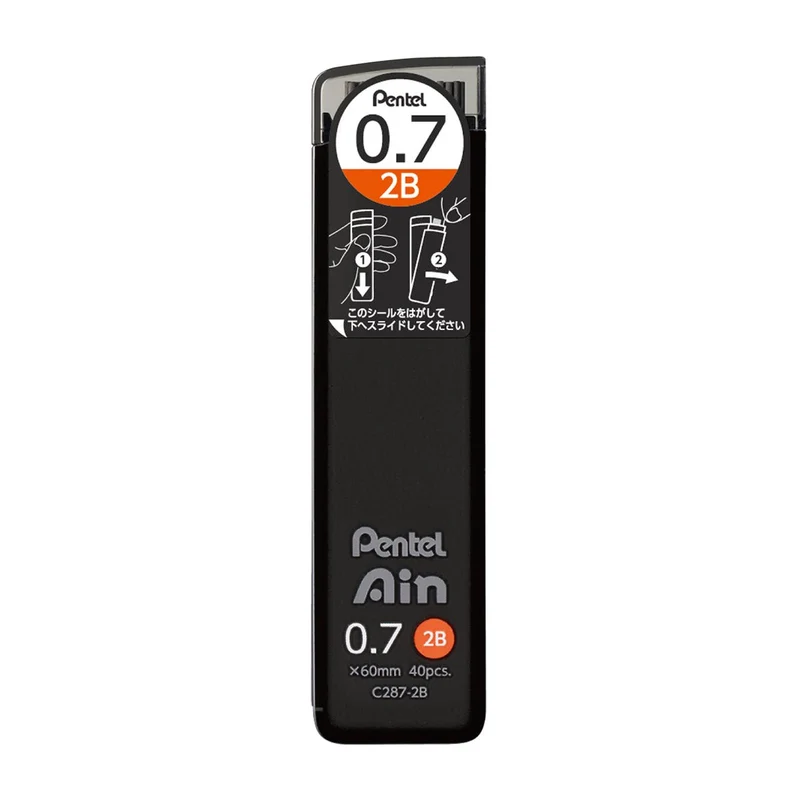 Pentel Ain Mechanical Pencil Lead 0.7mm 2B C2872B