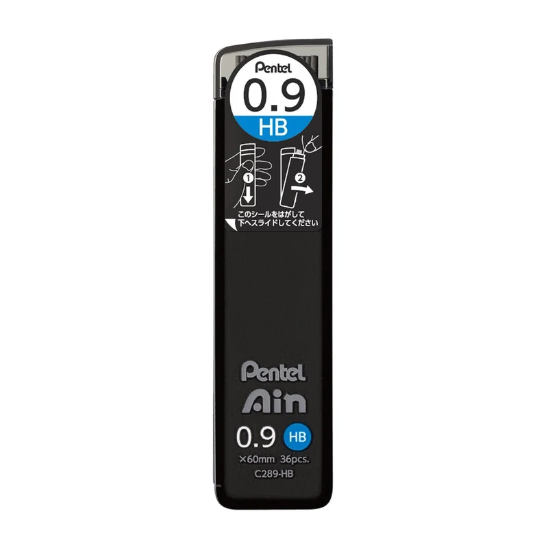 Pentel Ain Mechanical Pencil Lead 0.9mm HB C289HB