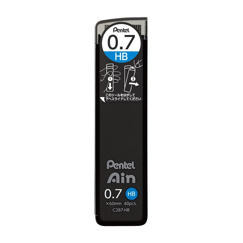 Pentel Ain Mechanical Pencil Lead 0.7mm HB C287HB