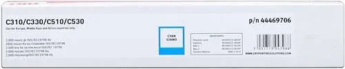 OKI C310/C510/MC351/MC361 Cyan Tóner Original - 44469706