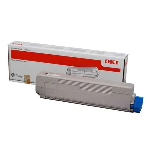 OKI C822 Negro Tóner Original - 44844616