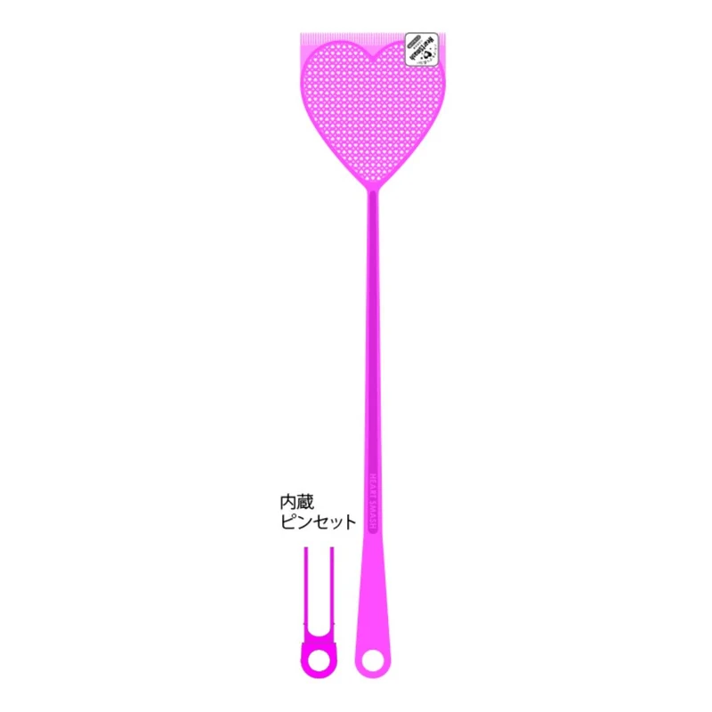 Heart Smash Fly Swatter with Tweezers