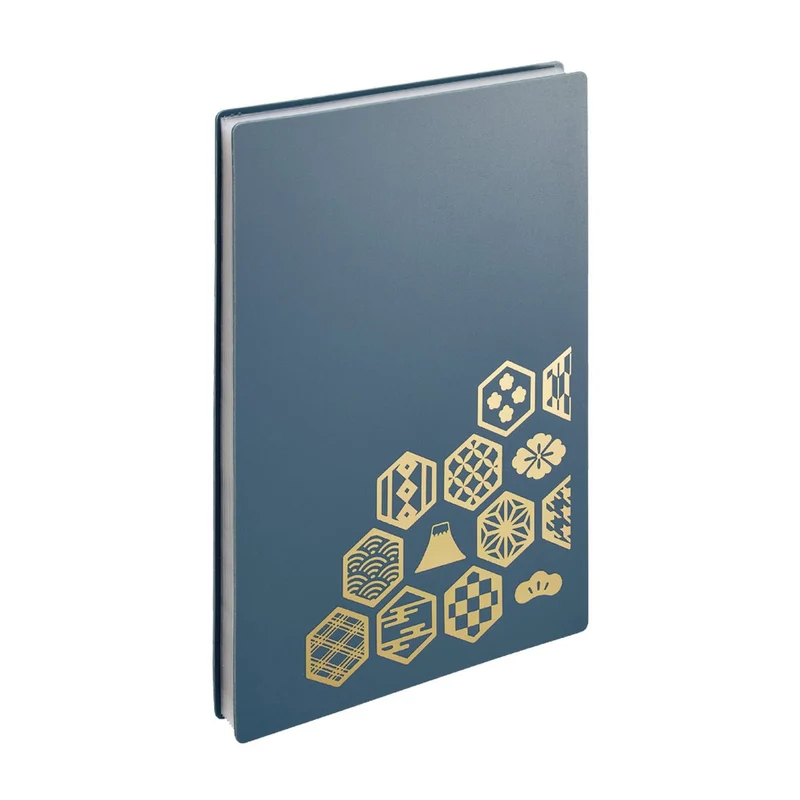 LIHIT LAB Goshuin Album Kakio ki Prewritten Pages Ainezumi 46 Sheets