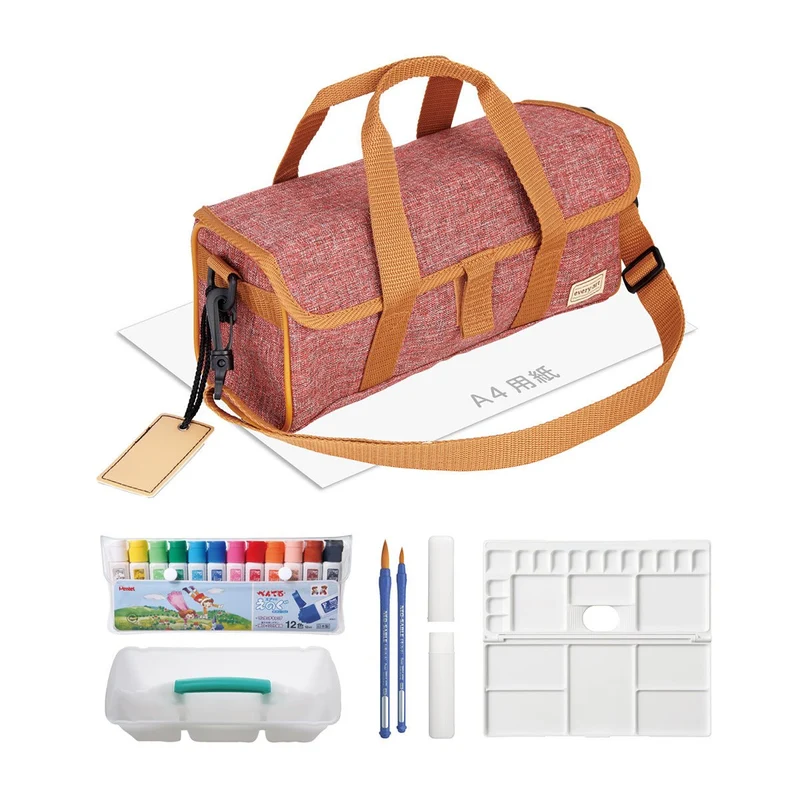 Pentel Compact Sketch Paint Set Red ZST30 BN