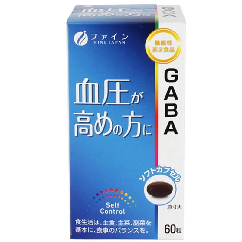 FINE JAPAN Functional Food GABA with EPA & DHA 60 Tablets (30-Day Supply)