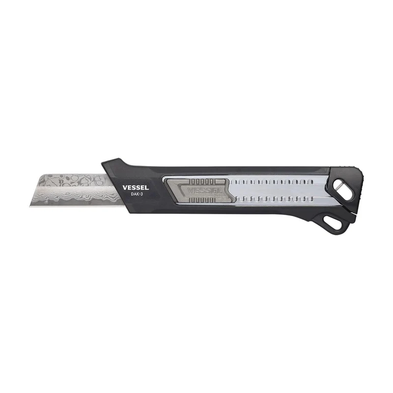 VESSEL Electrician Adjustable Knife (Damascus Blade) DAK-3