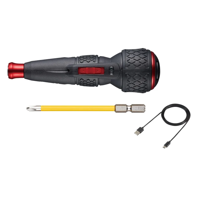 VESSEL Electric Ball-Grip Screwdriver (USB-C 3 N·m) w/ 1 Bit 220USBC-1