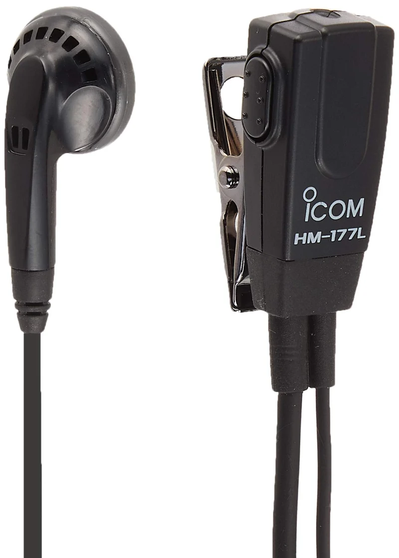 ICOM Compact Earphone Microphone for IC-4110/IC-4188D (HM-177L)