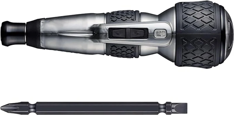 VESSEL Electric Ball-Grip Driver Plus Premium — 3-Mode Limited Gray 1 Bit