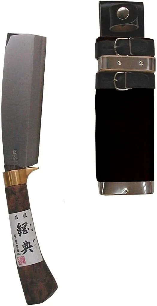 Kanenori Nata Single-Bevel Carbon Steel Japanese Axe 165mm C-20