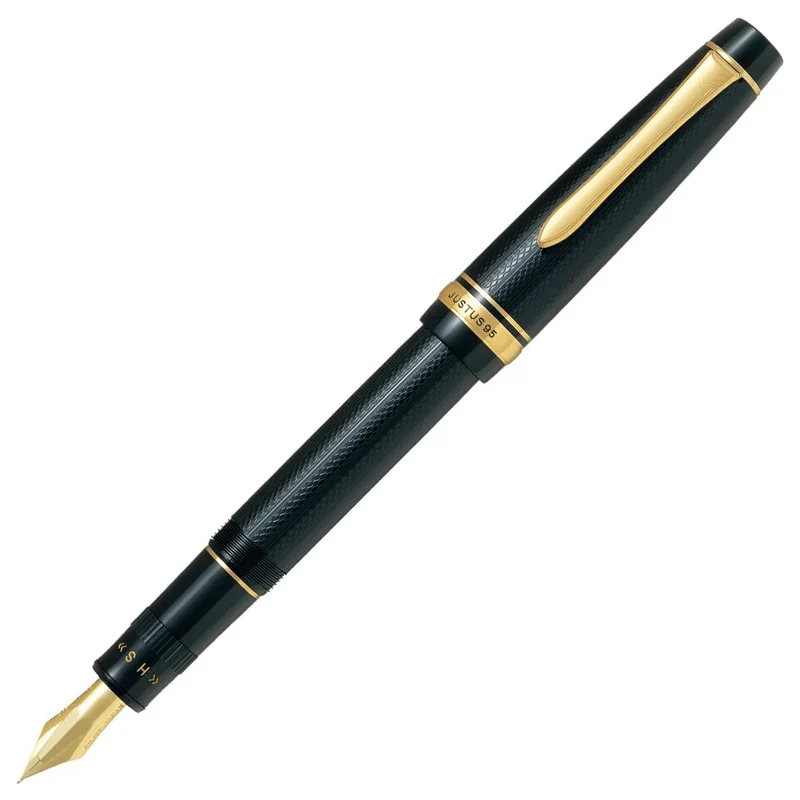 PILOT Justus 95 Fountain Pen Fine Medium Nib Black