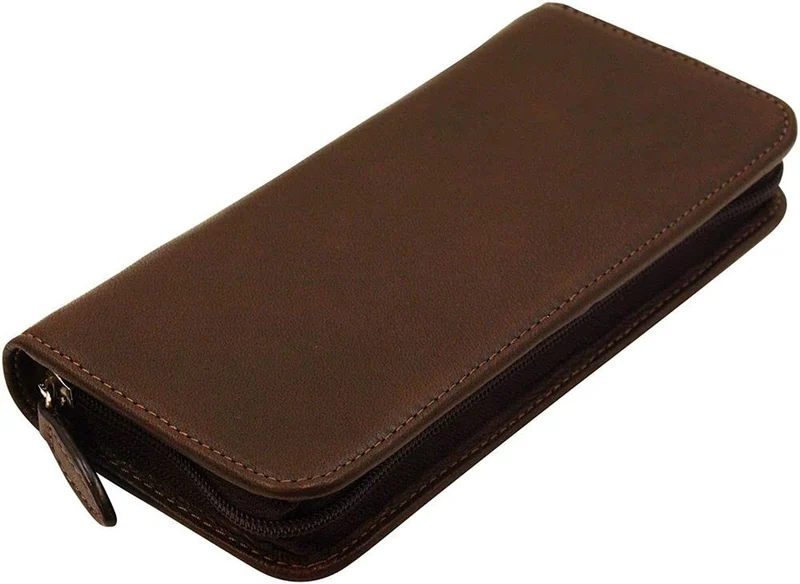 PILOT Pensamble Zipper Pen Case Dark Brown PSPC-01-DBN