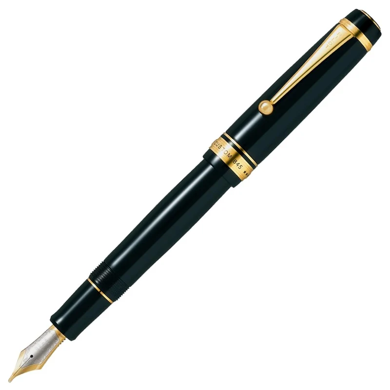 PILOT Custom 845 Black Fountain Pen Broad Nib 0 8mm