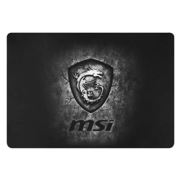 Mouse Pad Gaming MSI Agility GD20 - Superficie Textil Micro-Textura - Base Caucho Natural - 32x22cm - Negro - J02-VXXXXX4-EB9