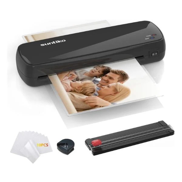 Máquina Laminadora Térmica Suntiko 4 en 1 - Lm2001-1 - Calentamiento Rápido - 9.843 in/min - Antiatasco