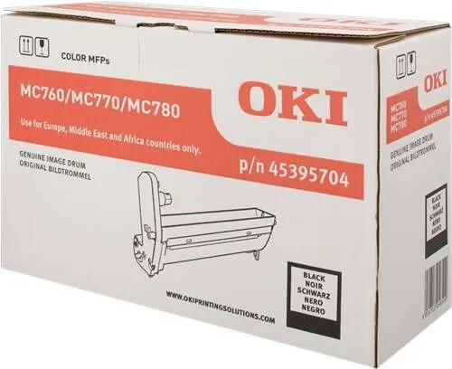 OKI MC760/MC770/MC780 Negro Tambor de Imagen Original - 45395704