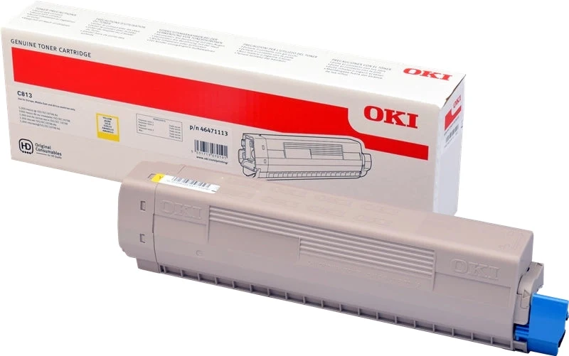 OKI C813 Amarillo Tóner Original - 46471113