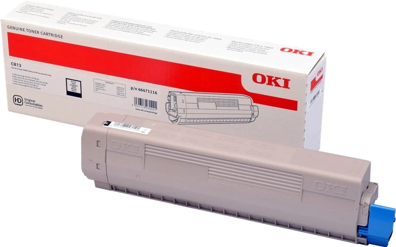 OKI C813 Negro Tóner Original - 46471116