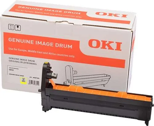 OKI C612 Amarillo Tambor de Imagen Original - 46507305 (Drum)